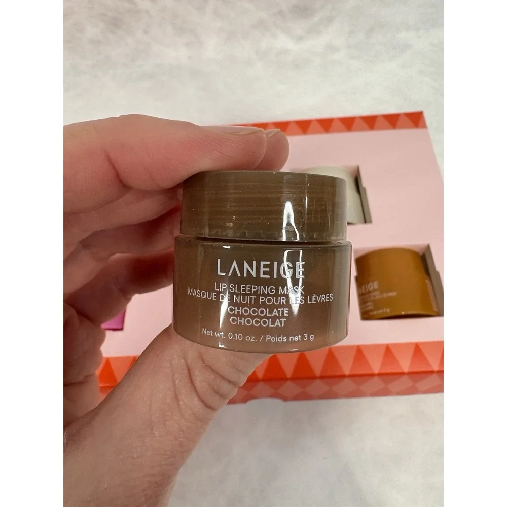 Laneige Midnight Minis Holiday Gift Set 5pc Lip Sleeping Masks & Lip Glowy Balms